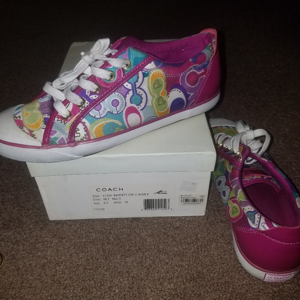 Coach shoes size 9 and purse